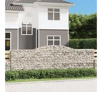 vidaXL Schanskorven 25 st gewelfd 400x50x120/140 cm ijzer3147020 G