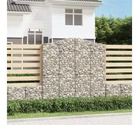 vidaXL Schanskorven 3 st gewelfd 200x30x200/220 cm ijzer3145536 G