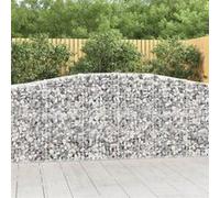 vidaXL Schanskorven 3 st gewelfd 400x50x100/120 cm ijzer3145957 G