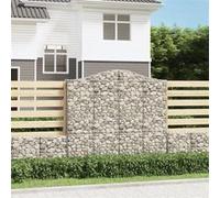 vidaXL Schanskorven 4 st gewelfd 200x30x180/200 cm ijzer3145516 G