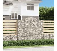vidaXL Schanskorven 4 st gewelfd 200x50x180/200 cm ijzer3146406 G
