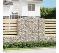 vidaXL Schanskorven 4 st gewelfd 200x50x200/220 cm ijzer3145747 G