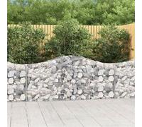 vidaXL Schanskorven 40 st gewelfd 200x30x80/100 cm ijzer3145427 G