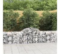 vidaXL Schanskorven 40 st gewelfd 200x50x60/80 cm ijzer3146296 G