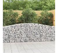 vidaXL Schanskorven 5 st gewelfd 400x30x80/100 cm ijzer3145816 G