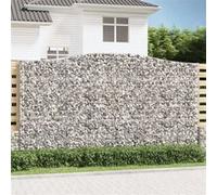 vidaXL Schanskorven 6 st gewelfd 400x30x220/240 cm ijzer3145908 G
