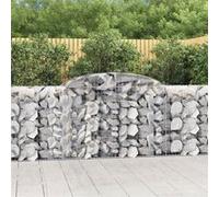 vidaXL Schanskorven 7 st gewelfd 300x50x100/120 cm ijzer3146706 G
