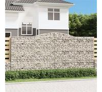 vidaXL Schanskorven 7 st gewelfd 400x50x180/200 cm ijzer3147053 G