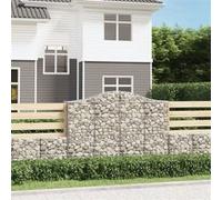 vidaXL Paniers à gabions arqués – Fer galvanisé