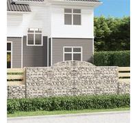 Schanskorven 8 st gewelfd 300x50x120/140 cm ijzer3146725