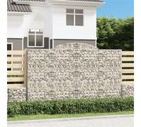 vidaXL Schanskorven 8 st gewelfd 300x50x180/200 cm ijzer3146779 G