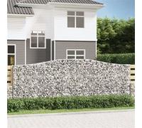 vidaXL Paniers à gabions 8 pcs - Argenté