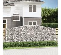 vidaXL Paniers à gabions 400x50 cm - Fer galvanisé