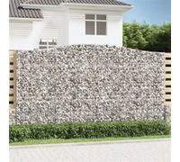 vidaXL Schanskorven 9 st gewelfd 400x50x220/240 cm ijzer3146041 G
