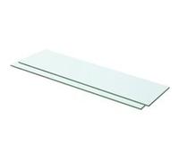 vidaXL Schappen 2 st 60x12 cm glas transparant3051562 Transparent G