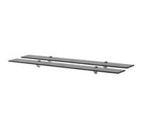 vidaXL Étagères Verre 100x20 cm 2 pcs