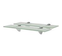 vidaXL Étagères Murales 2 Pcs Verre