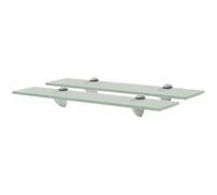 Vidaxl Étagères Murales 2 Pcs Verre 50 X 20 Cm 8 Mm