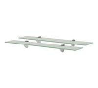 Schappen zwevend 2 st 60x20 cm 8 mm glas3051537