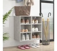 vidaXL Schoenenkast 52,5x30x50 cm betongrijs808692 Gris G