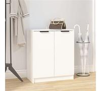 vidaXL Armoire à chaussures - Blanc