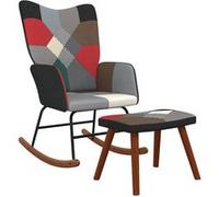 vidaXL Chaise à Bascule Patchwork