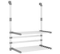 Séchoir à linge pour balcon 54x25x42 cm aluminium