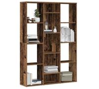 vidaXL Séparateur de pièce / Bibliothèque vieux bois 100x24x140 cm