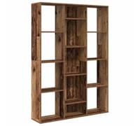vidaXL Séparateur de pièce / Bibliothèque vieux bois 100x24x140 cm