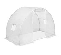 vidaXL Serre tente abri plantes acier 4,5 m² 300x150x200 cm blanc