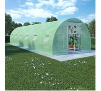 vidaXL Serre de jardin 900x300x200 cm 27 m² Vert Acier galvanisé 45537