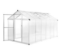 Vidaxl Serre Aluminium 362x190x195 Cm 13,41 M³