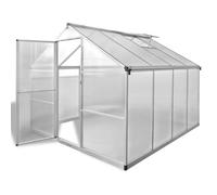 vidaXL Serre aluminium renforcée 6,05 m²