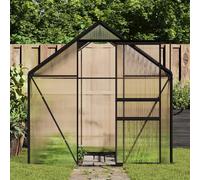 vidaXL Serre Anthracite - Aluminium - 4.75 m²