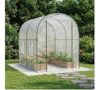 vidaXL Serre avec cadre 160 x 200 x 192 5 cm PVC Transparent 42036862