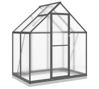 Serre avec cadre de base anthracite 169x114x202 cm aluminium