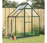 Vidaxl Serre Avec Cadre De Base Vert 169x114x202 Cm Aluminium