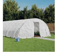 Vidaxl Serre Avec Cadre En Acier Blanc 30 M² 6x5x2,3 M