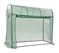 vidaXL Serre avec Porte Zippée Tente Abri Plantes Serre à Fleurs Serre à Plantes Serre de Jardin Serre d'Extérieur Arrière-Cour 200x80x170 cm
