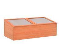 vidaXL Serre de jardin en bois – Châssis froid pour légumes, fruits, plantes