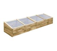 vidaXL Serre froide en pin imprégné 200×50×35 cm Marron G