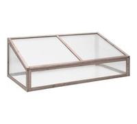 vidaXL Serre gris 110 x 58,5 x 39 cm Bois de sapin