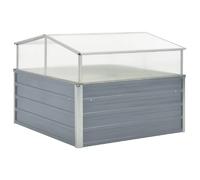 vidaXL Serre Grise Acier galvanisé 100×100×85 cm