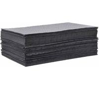 vidaXL Serviettes absorbantes pour huile 100 pcs. Gris 40x50 cm