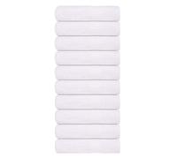 vidaXL Serviettes de Bain FROGN 10 pcs Blanc 100x150 cm 360 g/m² 100% Coton, Serviette, Ensemble de Serviettes de Bain, Serviette d'hôtel