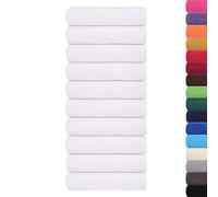 vidaXL Serviettes de Bain FROGN 10 pcs Blanc 100x150 cm 360 g/m² 100% Coton, Serviette, Ensemble de Serviettes de Bain, Serviette d'hôtel