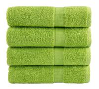 vidaXL Serviettes de Douche de Qualité Supérieure 4 pcs, Draps de Bain, Serviettes d'Invité, Serviettes de Salle de Bain 137501