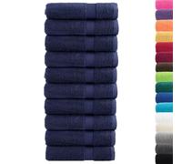 vidaXL Serviettes de Douche de Qualité Supérieure SOLUND 10 pcs, Draps de Bain, Serviettes d'Invité, Serviettes de Salle de Bain Toilette, 600g/m²