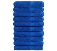 vidaXL Serviettes de Qualité Supérieure 10 pcs, Serviettes de Douche, Draps de Bain, Serviettes d'Invité de Toilette, Bleu 137199 Bleu