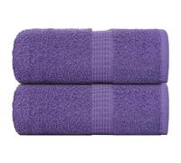 Vidaxl Serviettes D'invité 2 Pcs Violet 30x50 Cm 360 G/M² 100% Coton